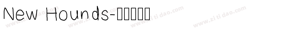 New Hounds字体转换